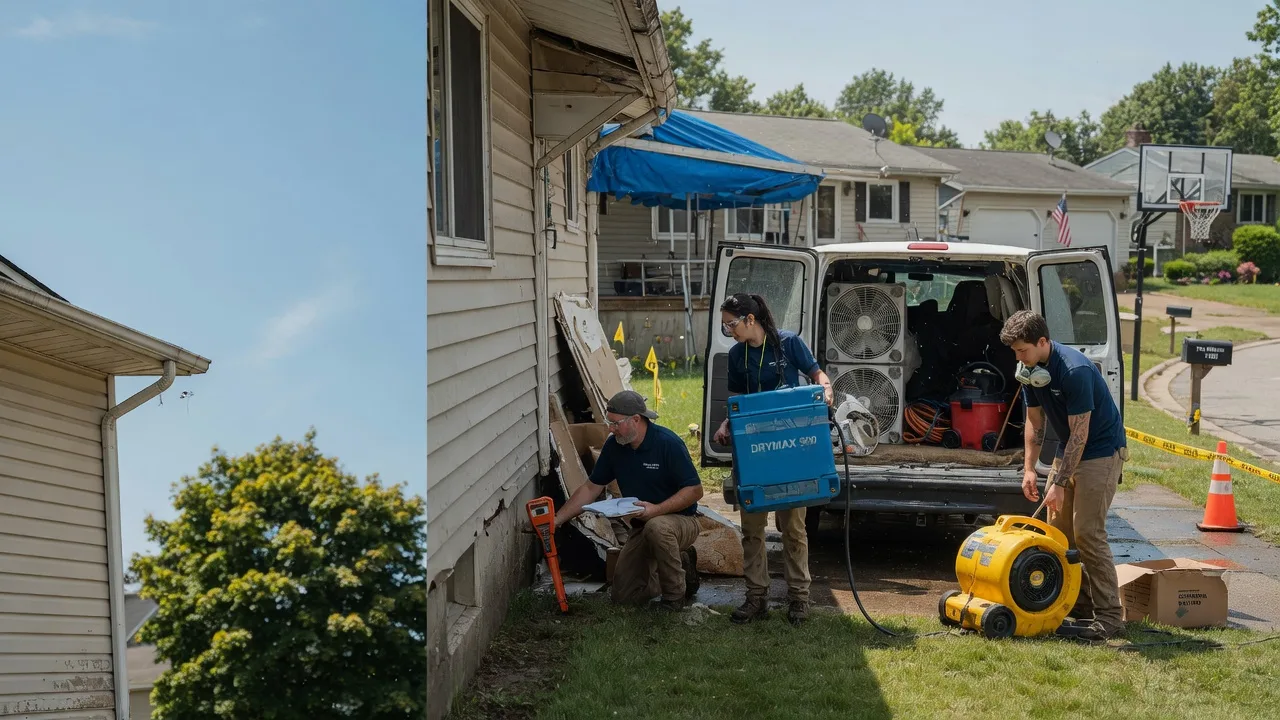 Ceiling Leak Cleanup in Zelienople, PA near me